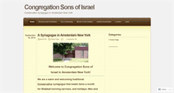 Desktop Screenshot of congregationsonsofisrael.com